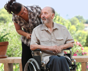 lady talking to patient